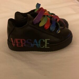 Versace Toddler multi color trainers